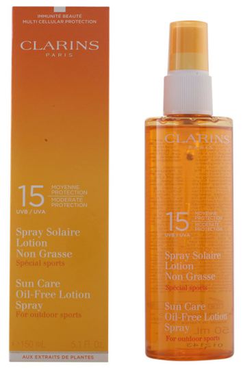 sun care oil mist clarins