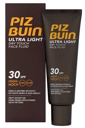 piz buin face fluid