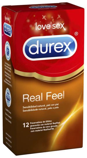 Дюрекс Реал Фил фото. Durex real feel анатомической формы.