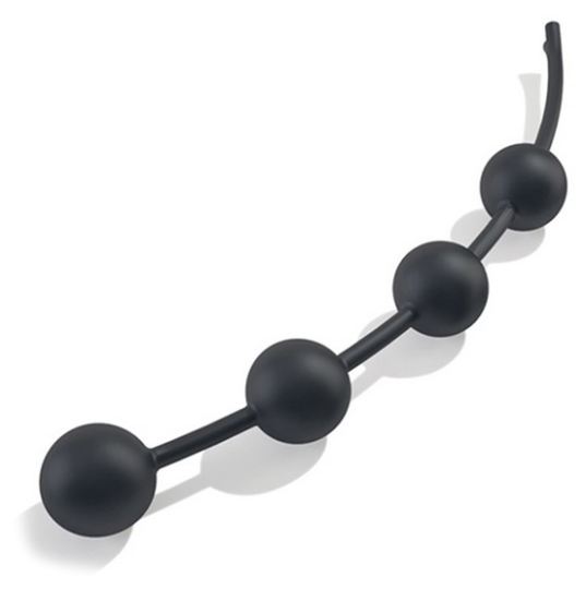Black anal beads