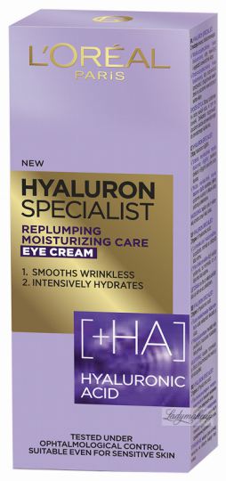 hyaluron expert loreal eye cream